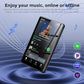 128GB MP3 Player with Bluetooth and WiFi，Music Video Player with Spotify Pandora,Amazon Music, 5" Touch Screen Android MP4 MP3 Player for Kids with Audible, YouTube, Spotify Kids,up to 256GB(Black)