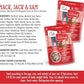 Weruva Cats in The Kitchen Mack, Jack & Sam with Mackerel, Skipjack & Salmon in Gravy Cat Food, 3oz Pouch (Pack of 12)