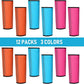 Jexine 12 Fly Boots for Horse Set of 12 Loose Breathable Mesh Horse Fly Sheets Protective Horse Leg Wraps Leggings for Preventing Flies and Mosquitoes Bites (Pink, Blue, Orange)