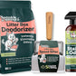 Sprinkle & Sweep Litter Box Deodorizer - Cat Litter Deodorizer Non Toxic and Safe for Kittens - Instantly Eliminates Foul Smells and Urine Odors (Bag, Sifter & Spray)