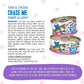 Weruva B.F.F. OMG - Best Feline Friend Oh My Gravy!, Tuna & Chicken Chase Me with Tuna & Chicken, 5.5oz Can (Pack of 8)