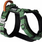 MADE TO ROAM Premium Explorer Harness - Y-Shaped Dog Harness with Adjustable Durable Nylon, Soft Padding, Metal Buckles and Leather Handle for Small, Medium, Large Dogs (Oregon Haze, Size 4)