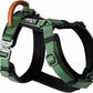 MADE TO ROAM Premium Explorer Harness - Y-Shaped Dog Harness with Adjustable Durable Nylon, Soft Padding, Metal Buckles and Leather Handle for Small, Medium, Large Dogs (Oregon Haze, Size 6)