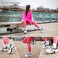 Roller Skate Shoes for Women Four Rounds Children's Roller Skates Shoes That Turn into Rollerskates Sneakers Outdoor Light Shoes with Wheels for Girls/Boys