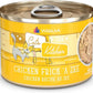 Weruva Cats in The Kitchen, Chicken Frick 'A Zee with Chicken Au Jus Cat Food, 6oz Can (Pack of 24)