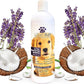 Lillian Ruff High Concentrate Professional Grooming Shampoo for Dogs with Hydrating Essential Oils – 30:1 Concentration for Bathing System - Clean, Condition, & Deodorize Dry, Sensitive Skin (16oz)