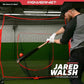 PowerNet Baseball Softball Practice Net 7x7 with Baseball Accessories for Practice Pitching, Batting & Fielding, Ball Caddy, Weighted Baseballs, Tee