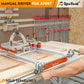 SpeTool Xpert Router Sled for Flattening Slabs with Continuous Height Adjustment & Dust Collection, Easy-to-install 3-Axis Aluminum Slab Flattening Jig, Spoilboard Slab Flattening Mill for Woodworking
