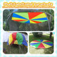 Sonyabecca Parachute 8 Feet 10 Feet 12 Feet for Kids with 9 Handles 12 Handles Play Parachute for 8 12 Kids Tent Cooperative Games Birthday Gift
