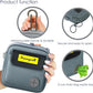 Dog Treat Pouch for Pet Walking and Training with Clicker Poop Bags and Three Bags Design Small Fanny Zipper Pack Holder for Puppy Snack Dispenser Kit for Leash and Outdoor Use (Gray)