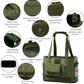 Dog Carrier, Cat Carrier, Pet Carrier, Foldable Waterproof Premium Oxford Cloth Dog Purse, Portable Bag Carrier for Small to Medium Cat and Small Dog（Green）