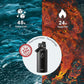 BUZIO Stainless Steel Water Bottle (Cold for 48 Hrs, Hot for 24 Hrs), 32 oz Vacuum Insulated Water Bottle with Straw Lid and Flex Cap (Double Wall, Wide Mouth, BPA Free, Leak Proof), Black
