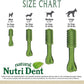Nylabone Nutri Dent Dog Dental Chews, Natural Teeth Cleaning Treats & Breath Freshener for Dogs, Fresh Mint Flavor, Mini (78 Count)