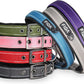 Fida Heavy Duty Dog Collar, Ultra Comfortable Soft Neoprene Padded, Adjustable Reflective Nylon Pet Collar with Durable Metal Belt Buckle for Large Breeds (L, Purple)