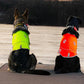 Custom Reflective Dog Vest High Visibility Reflective Jacket for Dogs Hunting Safety Gear with Elastic Strap & Clasp, Comfortable, Perfect for Day and Night Walks!