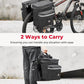 KEMIMOTO Bike Bag Panniers with Rain Cover, 34L Waterproof Bicycle Saddle Bag for Rear Rack Mountain Biking Bags Storage, Ebike Accessories for Commuter Grocery Shopping Travel Carrier, Black