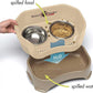 Neater Pet Brands Neater Feeder Deluxe Mess Proof Dog Bowls Elevated for Large Dogs Over 40 lbs, Made in USA, No Spill Raised Dog Food Bowl Stand Feeding Station, Food and Water Bowl Set, Cappuccino