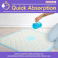 PETSWORLD Giant Dog Potty Pads, Odor-Eliminating, 36" x 36", Ultra Absorbent 5-Layer Leak-Proof Training Pads for Dogs & Cats (36x36 Health Indicating, 50 Count)