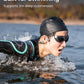 SHOKZ OpenSwim Pro - Open-Ear Bluetooth & MP3 Bone Conduction Sport Headphones, Swimming Headphones, IP68 Waterproof, Grey