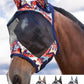 Harrison Howard LumiVista Horse Fly Mask Standard with Ears UV Protection for Horse Abstract Graffiti M Cob