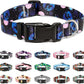 Mercano Adjustable Dog Collar - Special Design Patterns, Soft Nylon Comfortable Durable Pet Collar for Small Medium Large Dogs (L, Night Sky)