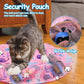 Mity Rain Interactive Cat Toy - Ball for Indoor Jumping and Rolling in Pouch, Hide and Seek Mat for Self Play, Boredom Relief and Activating Natural Hunting Instincts - Kitten Toys