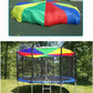 6.5ft/10ft/12ft/13ft/16.4ft/20ft Rainbow Parachute for Outdoor Party Games, Kids Play Parachute Group Cooperative Team Game Toys, Family Get-Together Entertainment