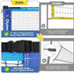 Outdoor Volleyball Badminton Combo Set with Net, Anti-Sagging Design, 4 Badminton Rackets, 3 Birdies and PU Volleyball for Backyard Lawn Beach