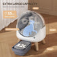 Self Cleaning Litter Box,Automatic Cat Litter Box for Multiple Cats,Robot with APP Control,Dual Safety Protection,Odor-Free Waste Disposal Includes Trash Bags,White
