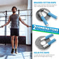 Weighted Jump Rope for Men, Women (1.5LB) - Alloy Steel Handles, Speed Skipping Rope, Gym,Indoor/Outdoor - Fitness, Workout, Boxing - Solid PVC & Cotton Rope