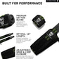 Gymreapers Weightlifting Wrist Wraps (IPF Approved) 18" Professional Quality Wrist Support with Heavy Duty Thumb Loop - Best Wrap for Powerlifting Competition, Strength Training, Bodybuilding