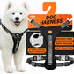 No-Pull Dog Harness with Handle - Escape Proof, Anti-Pulling, Grip Control, Multi-Angle Reflective for Safe Walks & Training, Easy On & Off, Metal Buckle–Pet Harness, Medium/Large Dogs- H3- Black