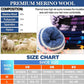 3 Pairs Merino Wool Ski Socks Thermal Warm Winter Thick Knee High Snowboarding Skiing Socks for Women Men