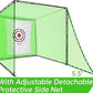 Golf Practice Hitting Nets for Backyard Driving Indoor Use Heavy Duty Practice Golf Driving Nets for Backyard Premium Portable Golf Impact Nets Cages with Frame