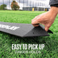 QUICKPLAY Goalkeeper Deflection Ramp - Enhance Reflexes & Hand-Eye Coordination - Heavy-Duty Rubber Construction - Portable Design for Coaches & Players