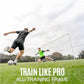 QUICKPLAY Pro Alu Training Frame - Flat Soccer Goal - Double-Sided Design - Durable Aluminum Construction - Base and Ground Stake for Multi-Surface - Available 2 Sizes Full Size Goal