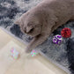 Andiker Cat Crinkle Balls, 2.36 Inches 6 Colors 12pcs Cat Balls Chew and Chase Kitten Mylar Crinkle Ball Lightweight Cats Toys for Indoor Cats to Keep Fit and Active(12pcs)