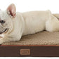 Bedsure Dog Bed Medium Size Dog - Orthopedic Flat Puppy Beds with Removable Washable Cover, Egg Crate Foam Pet Mat, Suitable for Pet Up to 35 lbs