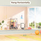 Hasipu Home Gym Mirror 83" L x 39" W - 1PC Large Full Body Mirror for Yoga, Wall-Mounted Mirrors for Fitness, Garage, Dance Studio, 0.16in Tempered Glass Frameless