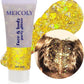 MEICOLY Gold Body Glitter,Yellow Face Glitter,Music Festival Outfits for Women,Hair Glitter Kids Sequins Makeup,Sparkle Face Body Glitter for Country Singer Concert,Mardi Gras Accessories