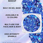 Body Glitter Face Glitter for Women Kids, 12 Colors Halloween Face Glitter, Hair Glitter Gel, Cheer Makeup Stuff, Face Painting Kit Rave Festival Party Christmas Makeup Accessories
