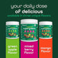 Zena Nutrition Organic Super Greens Powder, 70+ Superfoods, 0 Sugar, 3G Fiber, Spirulina, Chlorella, Antioxidants, Prebiotics/Probiotics, Digestive Enzymes, Mixed Berry, 30 Servings