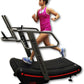 CT700 Self Generated Curved Commercial Exercise Workout Treadmill with 8 Resistance Levels and Front Digital Display