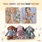 Lumio Musical Stuffed Animal Plush Toy with Lights & Sounds - Cute Interactive Toy for Newborns, and 3 6 12 to 48 Months (Puppy)