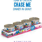 Weruva B.F.F. OMG - Best Feline Friend Oh My Gravy!, Tuna & Chicken Chase Me with Tuna & Chicken, 5.5oz Can (Pack of 8)