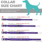 Fida Heavy Duty Dog Collar, Ultra Comfortable Soft Neoprene Padded, Adjustable Reflective Nylon Pet Collar with Durable Metal Belt Buckle for Large Breeds (L, Purple)