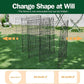 PJYuCien Dog Playpen, 8 Panels 30’’H Dog Pens Indoor with Bottom Pad, Metal Foldable Pet Puppy Exercise Fence Crate Kennel, Better for Small Animals,Black