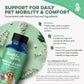 Walk-Easy Dog Hip & Joint Supplement, Effective Dog Pain Relief and Anti-Inflammatory Supplement for Mobility, Canine Joint Pain Relief, ACL Tears, Limping, Knee and Back Aches, Easy to Give 2 Pack