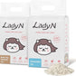 Lady N Pellet Tofu Cat Litter, Strong Clumping Ultra Absorbent Natural Litter, Dust-Free, Low Tracking Cat Litter, Enviro-probiotic and Activated Carbon for Odor Control 18lb (Boba Tea+ Unscented)