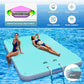 Specraft Inflatable Floating Dock, Non-Slip Air Dock Platform loating Island Raft with Rope Ladder for Pool Lake Beach Ocean